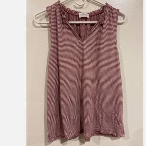 Kaileigh brand red gingham print xl tank top